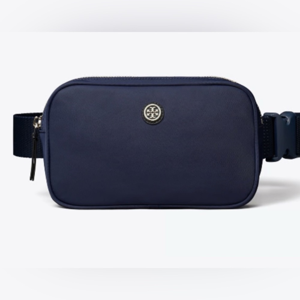 Tory Burch Virginia Belt Bag Royal Navy New With Tags